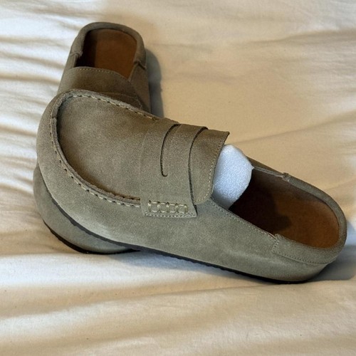 Snowind taupe suede loafers - snowind,