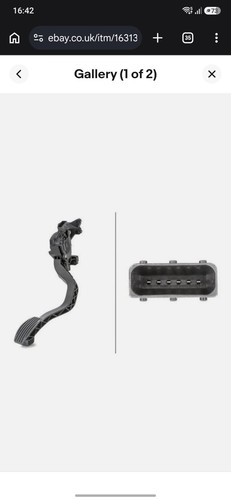 Hella accelerator pedal - hella,
