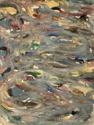 Oil painting abstract - oil,