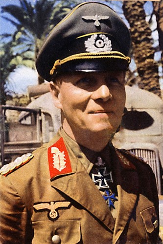 Erwin rommel ww2 photo glossy - rommel,