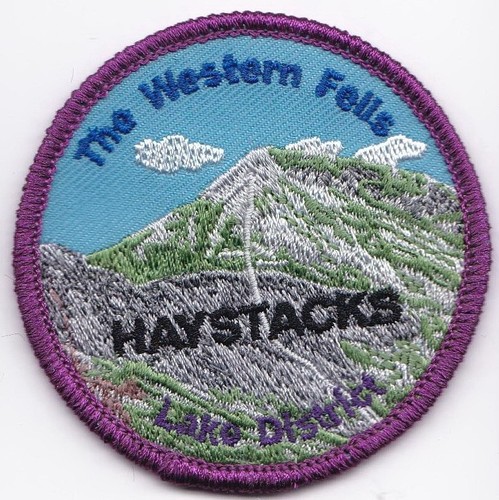 Haystacks hiking patch - haystacks, patch/lake