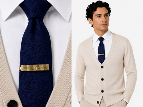 Men gold 4cm designer - men's, skinny
