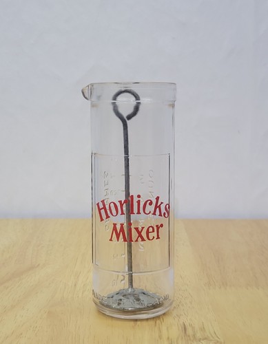 Vintage horlicks glass - vintage,