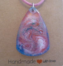 Hand made resin necklace