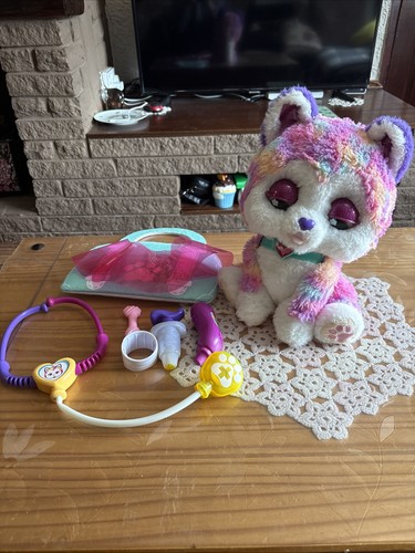 Hope rainbow husky toy - rainbow,