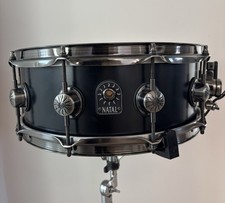 Natal Originals Walnut Maple 14”x6.5” Snare Drum In Pewter Grain