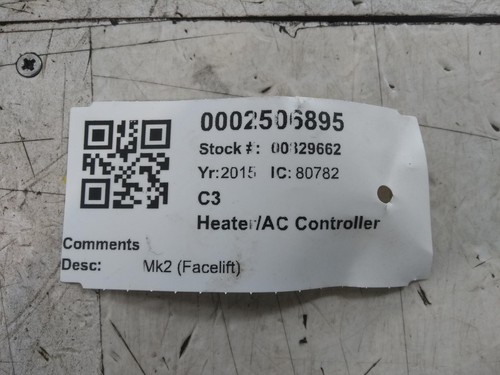 Citroen heater climate - citroen, c3