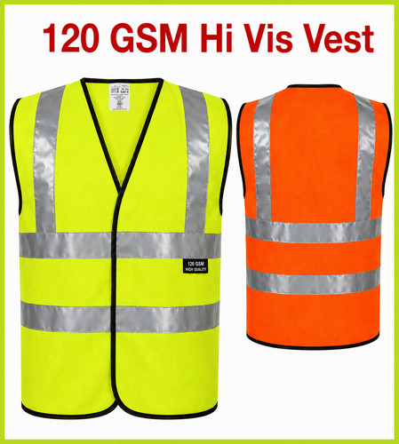 120gsm viz vest - high, vis