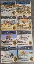 8× Rare80s Carling Black Label Superman Challenge Beer Mats Excellent Condition