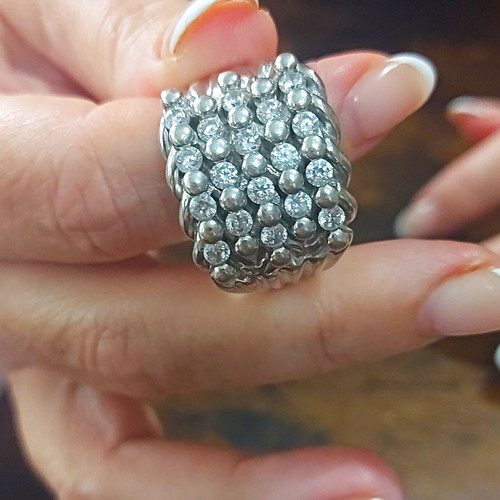 925 sterling silver keeper - silver,