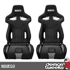 2 x Sparco R333 Seats - Black
