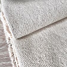 1291. FRENCH Heavy LINEN look Plain Fabric. Price per 1/2 metre, 145cm wide