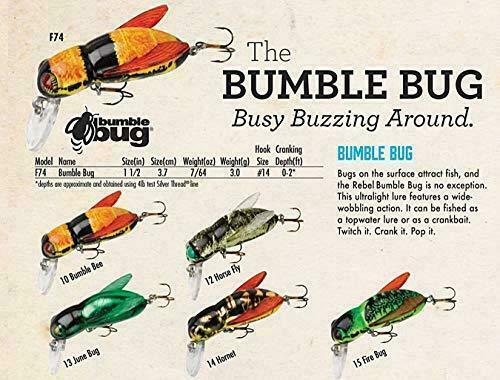 Rebel lures bumble - rebel,