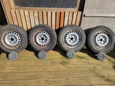 Vw T5 4 X Steel Wheels With