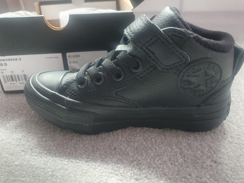 Converse black tops size 10 - black, hi