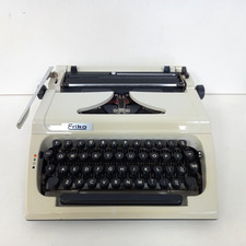Erika Robotron Vintage Manual Typewriter Model 155 Made in GDR in Case Untested