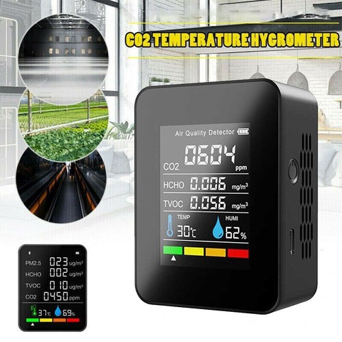 Portable co2 meter - portable, temperature