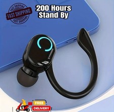 Wireless Bluetooth Headset Mobile Phone Hands Free Earpiece for Samsung iPhone