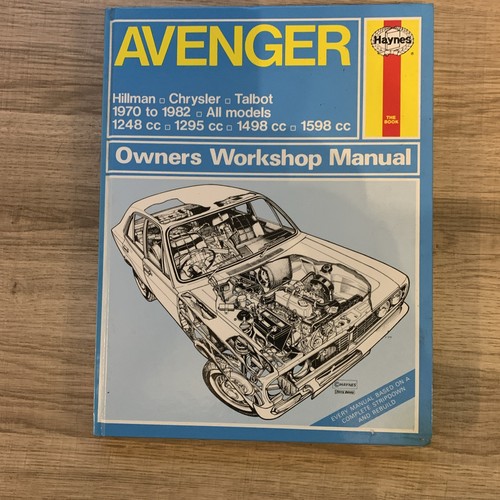 Haynes workshop manual avenger - haynes,