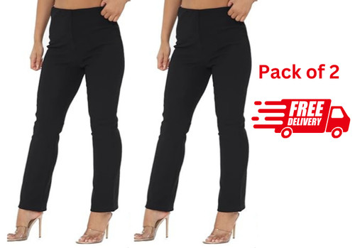 Pack womens bootleg trousers - womens,