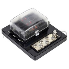 12v 24v 6 Way Blade Fuse Box