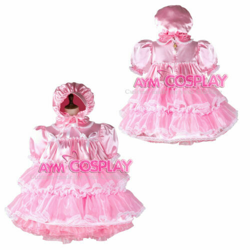 Sissy maid satin - organza, dress