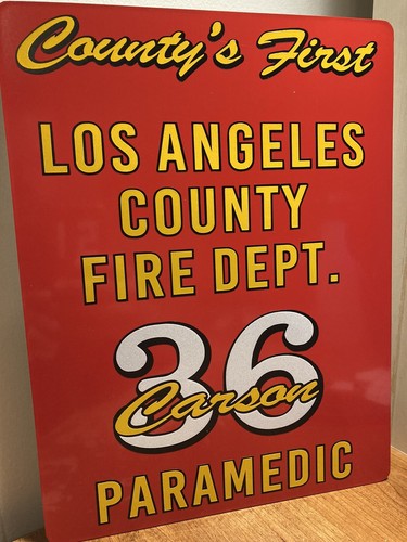 Reflective county fire - fire, dept