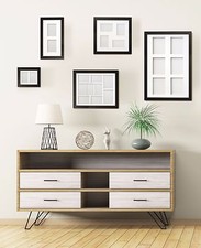 Collage Picture Photo Frames Black Watson Multi Aperture Choice of Mount Design