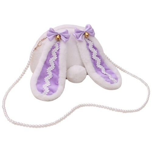 Girls fluffy mini handbag - girls,