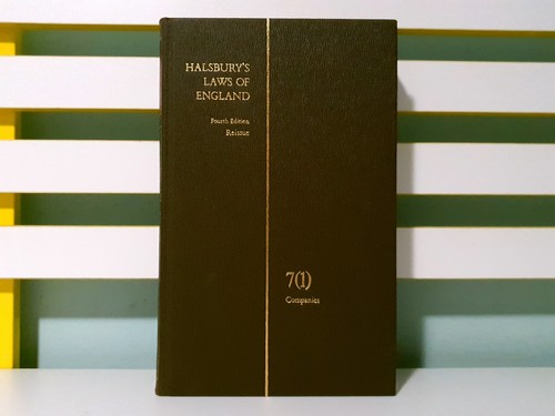 Halsbury laws england - halsbury's, of