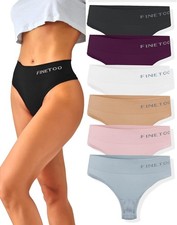 FINETOO 6-Pack String Thongs