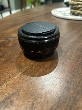 Panasonic Lumix 20mm F1.7 ASPH MKII Lens - Black - Excellent Condition With Caps