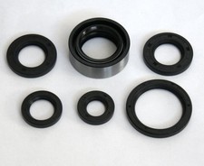 Set of engine oil seals for