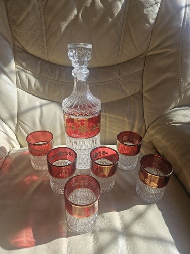 Crystal decanter set - 7,
