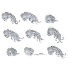 Warhammer 40k - Genestealers Heads - parts bits lot (2023 latest release)