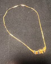 Rare Lapponia gold necklace with matching earrings