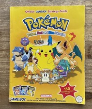 Pokemon Yellow, Red And Blue Official Nintendo Gameboy Strategy Guide!