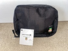 United Airlines New, Limited-Edition Wrexham AFC Amenity Kit Black Sealed