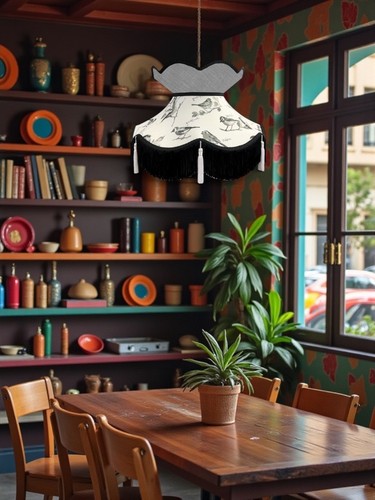 Vintage garden birds - , table