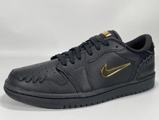 RRP £120 Brand New Nike Air Jordan 1 MM Women's Black Leather Trainers Size 6