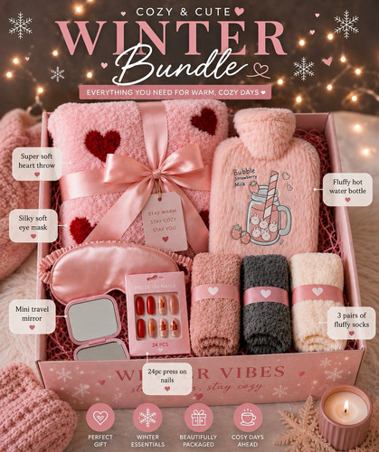 Winter bundle pink - winter,