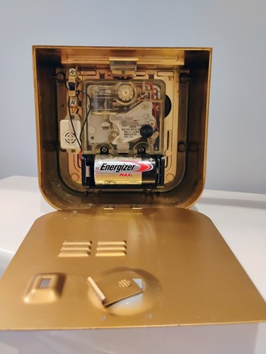 Vintage bulova brass alarm - bulova,