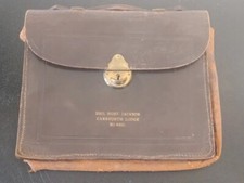 Vintage Masonic Leather Apron Pouch / Bag Carnforth Lodge 4951 Freemasons