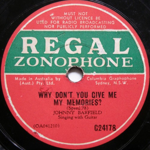 Johnny barfield why - johnny, *why