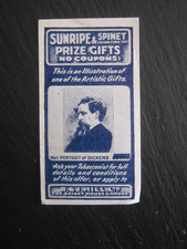 SCARCE  VINTAGE  -  SUNRIPE CIGARETTE CARD- FREE GIFT  COUPON