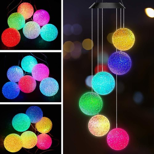 Wind chimes solar powered - chimes,