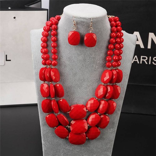 Necklace multilayer choker - necklace,