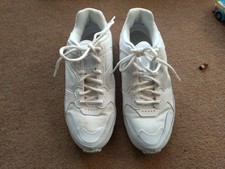 Nike Women's Shox Enigma 9000 'Triple White' BQ9001-101 - UK4.5 - VGUC