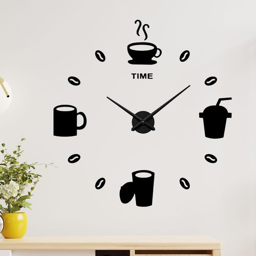 Diy wall clock stickers - wall,