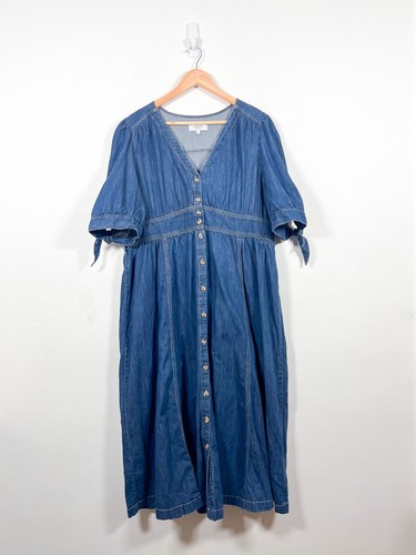 Monsoon dress size - 22, blue